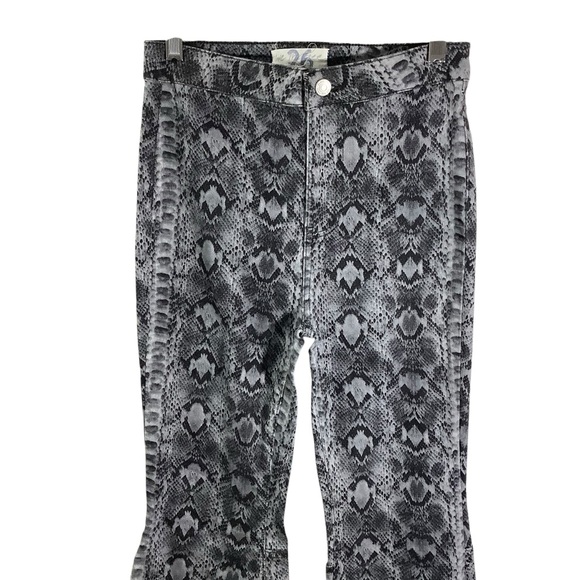 We The Free Women's Flared Snake Print Jeans - Picture 2 of 10